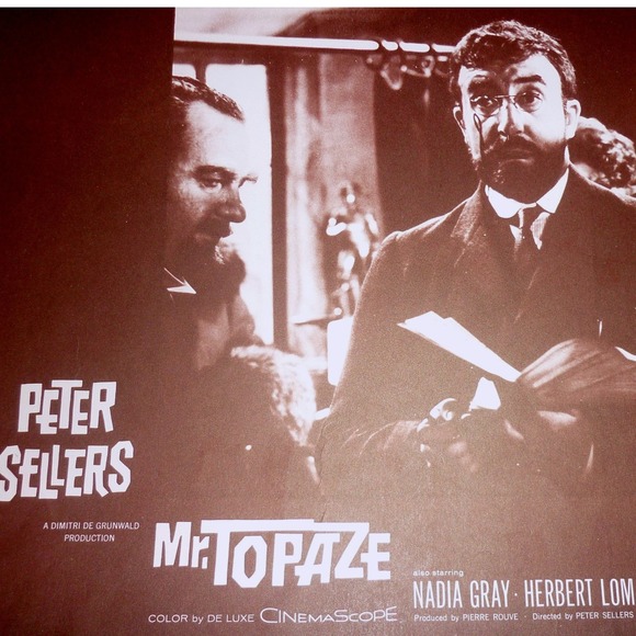 Other - Vintage 1961 Mr Topaze Original Lobby Card 11x14 Peter Sellers Directorial Debut